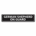 German Shepherd On Guard Sign