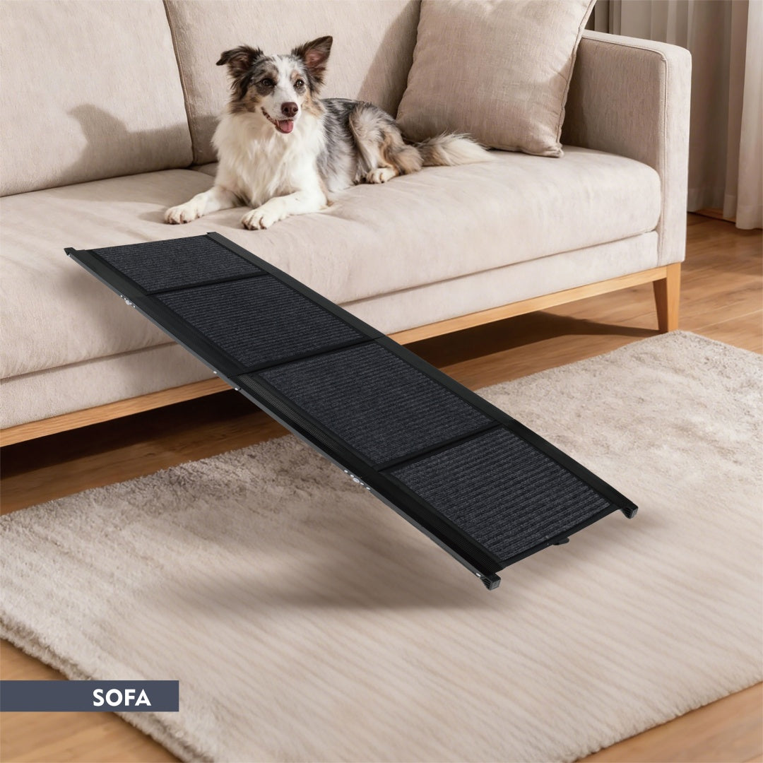 Dog Ramp For Car 65x17 Large Folding Pet Stair Ramps For Truck, SUV,