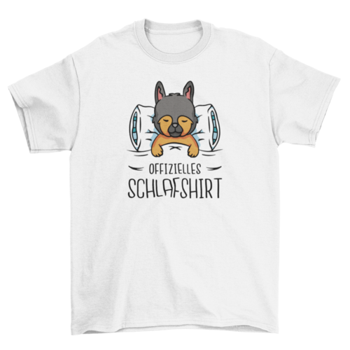 German shepherd dog sleeping t-shirt