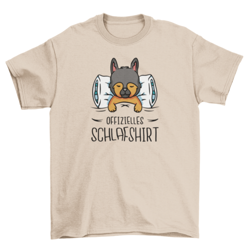 German shepherd dog sleeping t-shirt